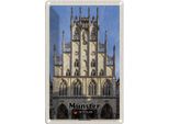 Vianmo Insegna Di Latta 18X12 Cm MüNster Historichesrathaus