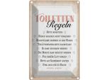 Vianmo Insegna Di Latta 18X12 Cm Toiletten Regeln Bitte Hinsetzen
