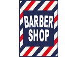 Vianmo Insegna In Legno 18X12 Cm Barbershop Friesur