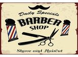 Vianmo Insegna In Legno 12X18 Cm Barbershop Shave And Haircut