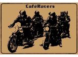Vianmo Insegna In Legno 12X18 Cm Motorrad Caqfe Racers Motorcycle