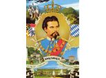 Vianmo Insegna In Legno 18X12 Cm Ludwig Ii KöNig Bayern King