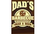 Vianmo Insegna In Legno 18X12 Cm Dad´S Barbecue Grab A Beer