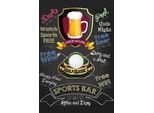 Vianmo Insegna In Legno 18X12 Cm Sports Bar Golf Relax And Enjoy