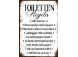 Vianmo Insegna In Legno 18X12 Cm Toiletten Regel Bitte Hinsetzen
