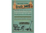 Vianmo Insegna In Legno 18X12 Cm Dad´S Shed Open Evening Weekends