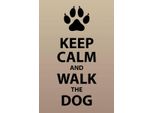 Vianmo Insegna In Legno 18X12 Cm Keep Calm And Walk The Dogschild