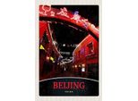 Vianmo Insegna In Legno 18X12 Cm China Asien Beijing Stadt Weihnachten