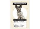 Vianmo Insegna In Legno 18X12 Cm Yorkshire Terrier Eigentumsrechte