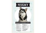Vianmo Insegna In Legno 18X12 Cm Husky Eigentumsrechte
