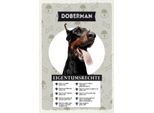 Vianmo Insegna In Legno 18X12 Cm Dobermann Eigentumsrechte
