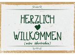 Vianmo Insegna In Legno 12X18 Cm Herzlich Willkommen WäRe üBertrieben
