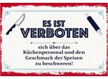 Vianmo Insegna In Legno 12X18 Cm Es Ist Verboten Sich üBer Das