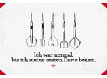 Vianmo Insegna In Legno 12X18 Cm Dart Ich War Normal Bis Ich Darts