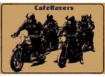 Vianmo Insegna In Legno 20X30 Cm Motorrad Caqfe Racers Motorcycle