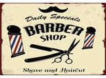 Vianmo Insegna In Legno 20X30 Cm Barbershop Shave And Haircut