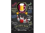 Vianmo Insegna In Legno 30X20 Cm Sports Bar Beer Relax And Enjoy