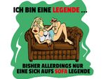 Vianmo Insegna In Legno 30X40 Cm Bin Eine Legende Auf Sofa Legende