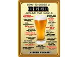 Vianmo Insegna In Legno 40X30 Cm How To Order A Beer Please