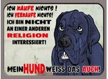 Vianmo Insegna In Legno 30X40 Cm Ich Kaufe Nichts Mein Hund Weiß