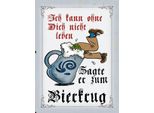 Vianmo Insegna In Legno 40X30 Cm Bier Kann Nicht Ohne Dich Nicht Leben