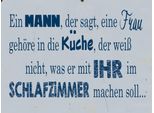 Vianmo Insegna In Legno 30X40 Cm Ein Mann Der Sagt Frau In KüChe