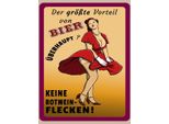 Vianmo Insegna In Legno 40X30 Cm Pinup Vorteil Bier Keine Rotweinflecken