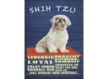 Vianmo Insegna In Legno 40X30 Cm Shih Tzu Hund Lebendig Loyal
