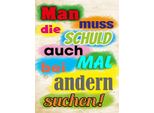 Vianmo Insegna In Legno 40X30 Cm Schuld Auch Bei Anderen Suchen