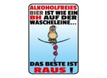 Vianmo Insegna In Legno 40X30 Cm Alkoholfreies Bier Wie Ein Bh