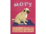 Vianmo Insegna In Legno 40X30 Cm Mops Hund Klug Und Charmant