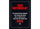 Vianmo Insegna In Legno 40X30 Cm Mein Superheld Papa