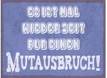 Vianmo Insegna In Legno 30X40 Cm Es Zeit FüR Einen Mutausbruch