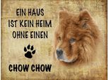 Vianmo Insegna In Legno 30X40 Cm Chow Chow Hund