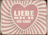 Vianmo Insegna In Legno 30X40 Cm Retro Liebe Sich Wer Kann
