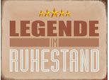 Vianmo Insegna In Legno 30X40 Cm Retro Legende Im Ruhestand