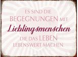 Vianmo Insegna In Legno 30X40 Cm Lieblingsmenschen Leben