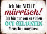 Vianmo Insegna In Legno 30X40 Cm Ich Bin Nicht MüRrisch Bin Nur