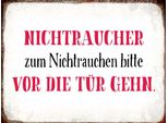 Vianmo Insegna In Legno 30X40 Cm Nichtraucher Bitte Vor Die TüR