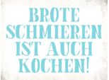 Vianmo Insegna In Legno 30X40 Cm Brote Schmieren Ist Auch Kochen