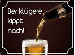 Vianmo Insegna In Legno 30X40 Cm Bier Der KlüGere Kippt Nach