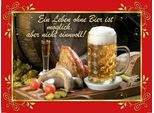 Vianmo Insegna In Legno 30X40 Cm Leben Ohne Bier Ist Sinnlos