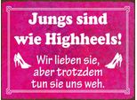 Vianmo Insegna In Legno 30X40 Cm Jungs Sind Wie Highheels