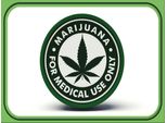 Vianmo Insegna In Legno 30X40 Cm Marihuana For Medical Use Only