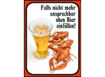 Vianmo Insegna In Legno 40X30 Cm Falls Nicht Ansprechbar Bier