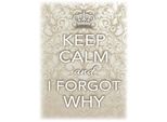 Vianmo Insegna In Legno 40X30 Cm Keep Calm And I Forgot Why