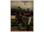 Vianmo Insegna In Legno 40X30 Cm Retro Baseball Usa Schlagmann