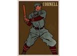 Vianmo Insegna In Legno 40X30 Cm Retro Cornell Baseball Schlagmann
