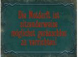 Vianmo Insegna In Legno 30X40 Cm Notdurft Ist Sitzenderweise