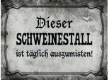 Vianmo Insegna In Legno 30X40 Cm Diese Schweinestall Ist TäGlich